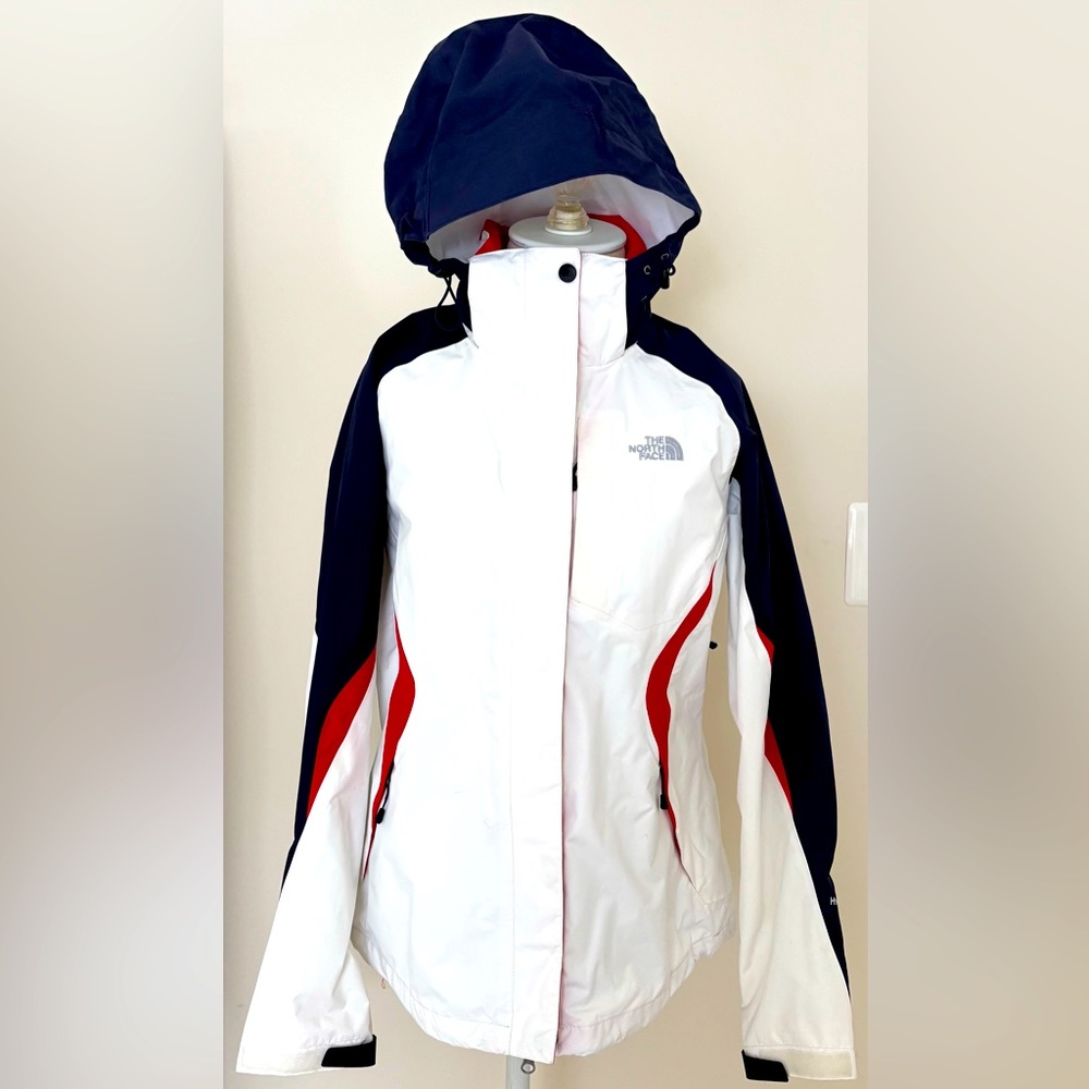 NorthFace Womens Water-Resistant Jacket or Vest w Detachable Hood & Sleeves, Med